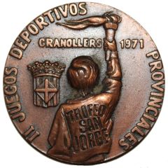 Medal - II provincial sports games Granollers