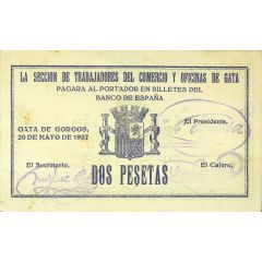 2 Pesetas Gata de Gorgos