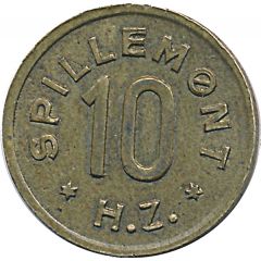 10 Spillemønt - HZ