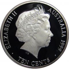 10 Cents - Elizabeth II 4th Portrait - Masterpieces in Silver - 1930 Penny