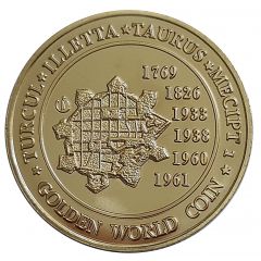 Medal - Timișoara Golden World Coin