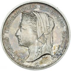 Medal - Victoria International Exhibition, silver