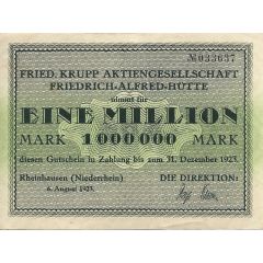 1 000 000 Mark Fried. Krupp - Friedrich-Alfred-Hütte