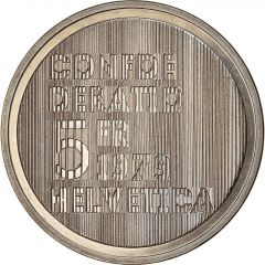 5 Francs Albert Einstein