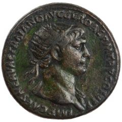 Dupondius - Trajan S P Q R OPTIMO PRINCIPI S C