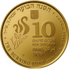 10 New Sheqalim The Burning Bush