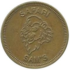 Token - Safari Sam`s Sherwood, Oregon