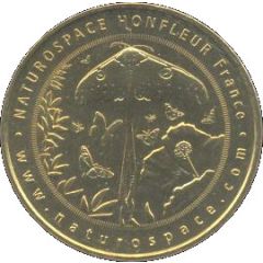 Monnaie de Paris Tourist Token - Honfleur www.naturospace.com - Le papillon comète