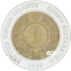 5 Dollars - Elizabeth II Hans Christian Andersen, Bimetallic