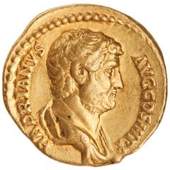 Aureus - Hadrian FIDES PVBLICA, Fides
