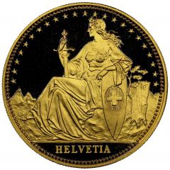1/2 Oz Gold Helvetia