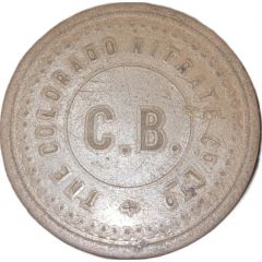 20 Centavos The Colorado Nitrate Company - Oficina Carmen Bajo