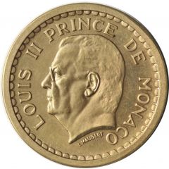 1 Franc - Louis II Gold Pirdfort Essai