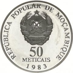 50 Meticais FAO, Silver Proof issue