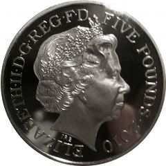 5 Pounds - Elizabeth II 4th portrait, The Mall