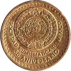Token - Mexico Mint 50 Aniversario Sociedad Numismatica de Mexico
