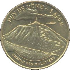 Monnaie de Paris Tourist Token - Puy de Dôme 1465 M - Chemin des Muletiers
