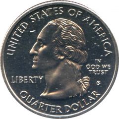 1/4 Dollar `Washington Quarter` Rhode Island