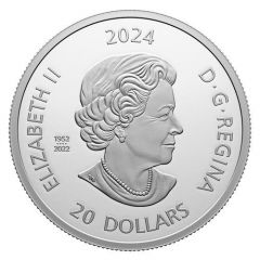 20 Dollars - Elizabeth II Grizzly Bear