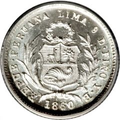 1/2 Real Transitional Coinage