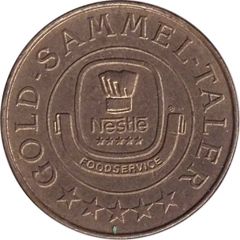 Token - Nestle Gold-Sammel-Taler Onkel Dagobert
