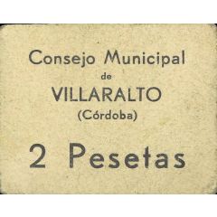 2 Pesetas Villaralto