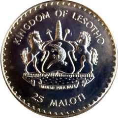 25 Maloti - Moshoeshoe II International Year of Disabled Persons