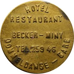 Token - Hôtel Restaurant Becker-Miny Luxembourg