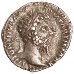 Denarius - Marcus Aurelius FORT RED TR P XXIII IMP V COS III, Fortuna