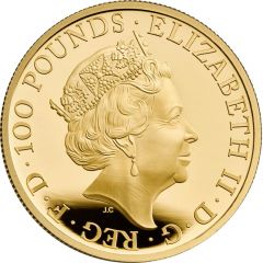 100 Pounds - Elizabeth II Gold Standard, Gold Proof