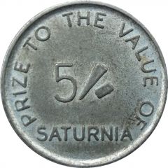 5 Shillings - Saturnia