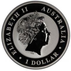 1 Dollar - Elizabeth II 4th Portrait - Koala - Coloured Silver Coin