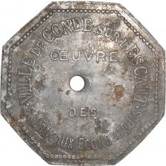5 Centimes - Œuvre des Fourneaux Economiques Condé-sur-l`Escaut