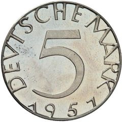 5 Deutsche Mark Pattern