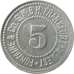 5 Pfennigs - Frankfurt am Main Fontaine & Co. G.M.B.H.