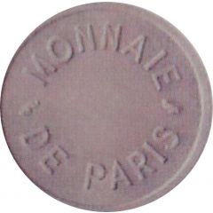 1 centime Epi Essai de frappe en aluminium
