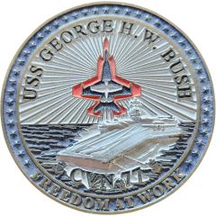 Challenge Coin - USS George H.W. Bush CVN 77
