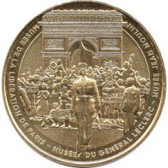 Jeton touristique - Monnaie de Paris - Musées de la Libération de Paris - Général Leclerc - Jean Moulin