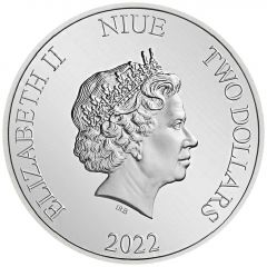 2 Dollars - Elizabeth II Silent Mary
