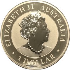 1 Dollar - Elizabeth II 6th Portrait - Emu - Silver Bullion Coin