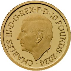 10 Pounds - Charles III D-Day Anniversary, Gold Proof