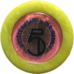 5 francs - Casino de Monte-Carlo