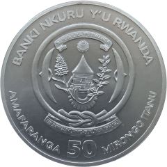 50 Francs Martial Eagle