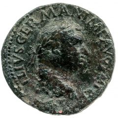 Dupondius - Vitellius PAX AVGVSTI S C, Roma