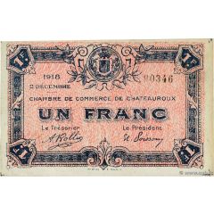 1 franc - Chambre de Commerce de Chateauroux [36]