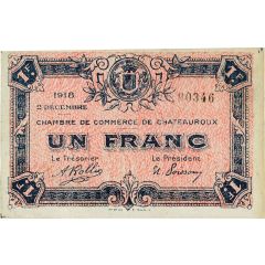 1 franc - Chambre de Commerce de Chateauroux [36]