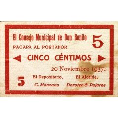 5 Céntimos Don Benito