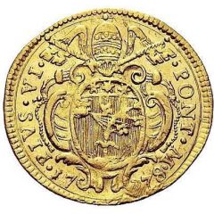 1 Zecchino - Pius VI