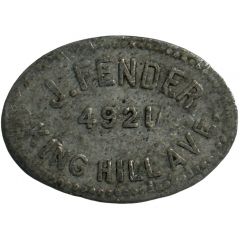 10 Cents - J. Fender Saint Joseph, Missouri