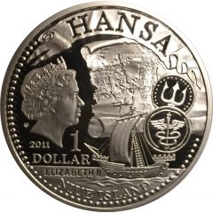 1 Dollar - Elizabeth II Rostock